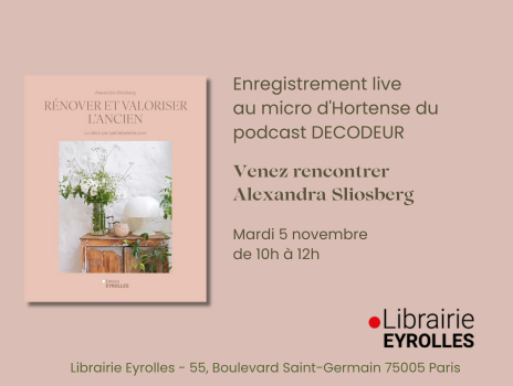 Visuel de Enregistrement podcast : retrouvez Alexandra Sliosberg au micro d'Hortense du podcast DECODEUR